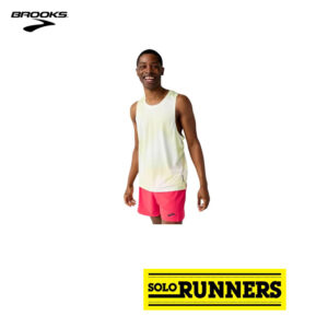 Camiseta de Running Brooks Dash Singlet Printed Hombre Euphoryc Luminary