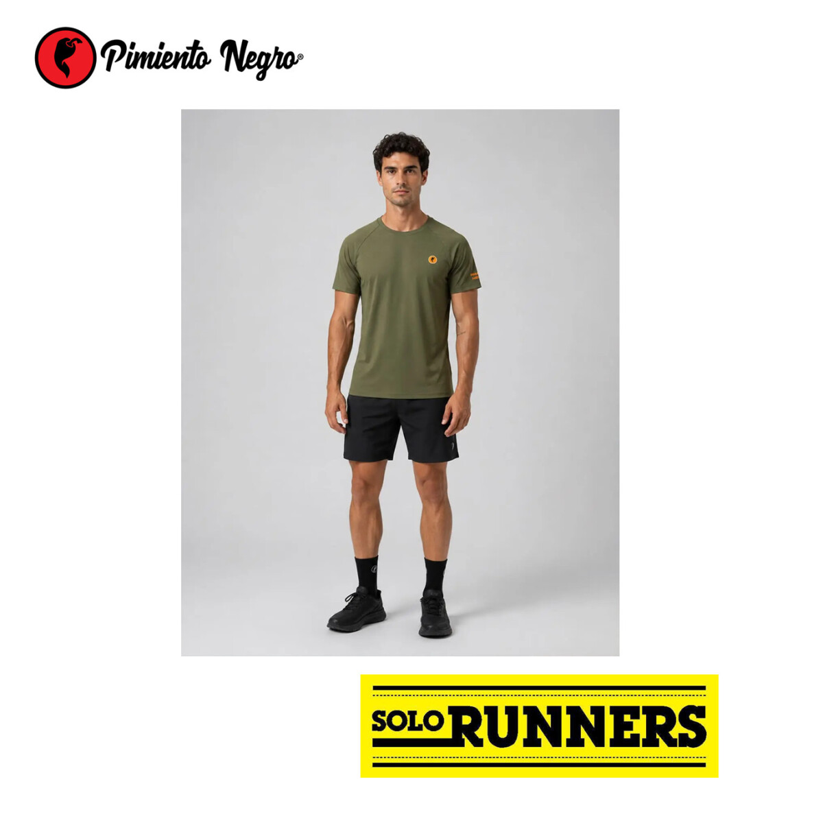 Camiseta Técnica Hombre PIMIENTO NEGRO