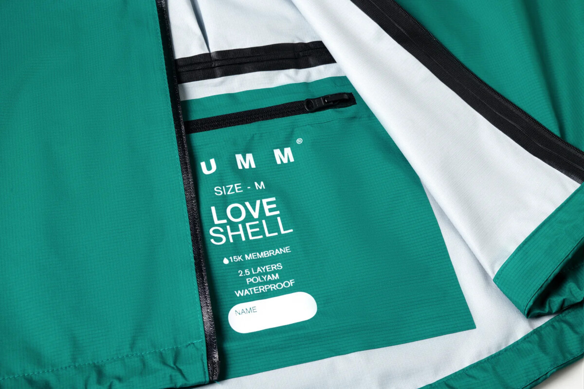 CHAQUETA CORTAVIENTOS LOVESHELL 15K TURQUOISE - Imagen 2