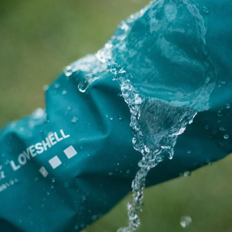 CHAQUETA CORTAVIENTOS LOVESHELL 15K TURQUOISE - Imagen 3